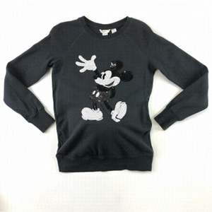 MICKEY Mouse Sequin Maternity Sweatshirt Small
